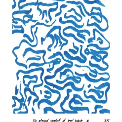 1778 PAPER COLLECTIVE Affiche Comfort Blue - Paper Collective