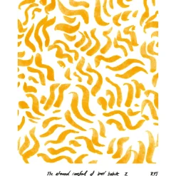 1778 PAPER COLLECTIVE Affiche Comfort Yellow - Paper Collective