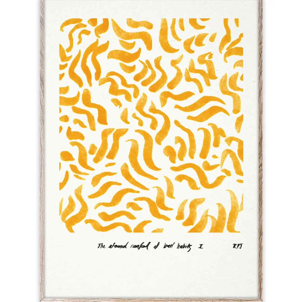 1778 PAPER COLLECTIVE Affiche Comfort Yellow - Paper Collective