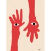 1778 PAPER COLLECTIVE Affiche Hamsa Hands - Paper Collective