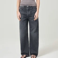 Women AGOLDE - Jean low slung baggy - Noir