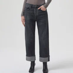 Women Agolde - Jeans Fran - Gris