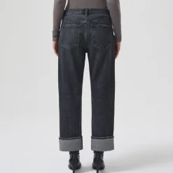 Women Agolde - Jeans Fran - Gris