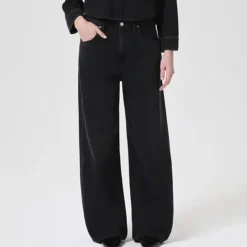 Women Agolde - Jeans Low Curve - Noir