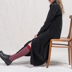 Women ALBUM DI FAMILIA Album Di Famiglia - Robe chemise longue - Noir