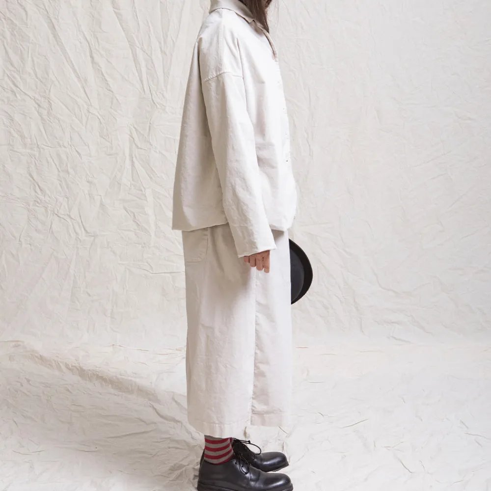 Women ALBUM DI FAMILIA Album Di Famiglia - Veste ample en velours - Beige