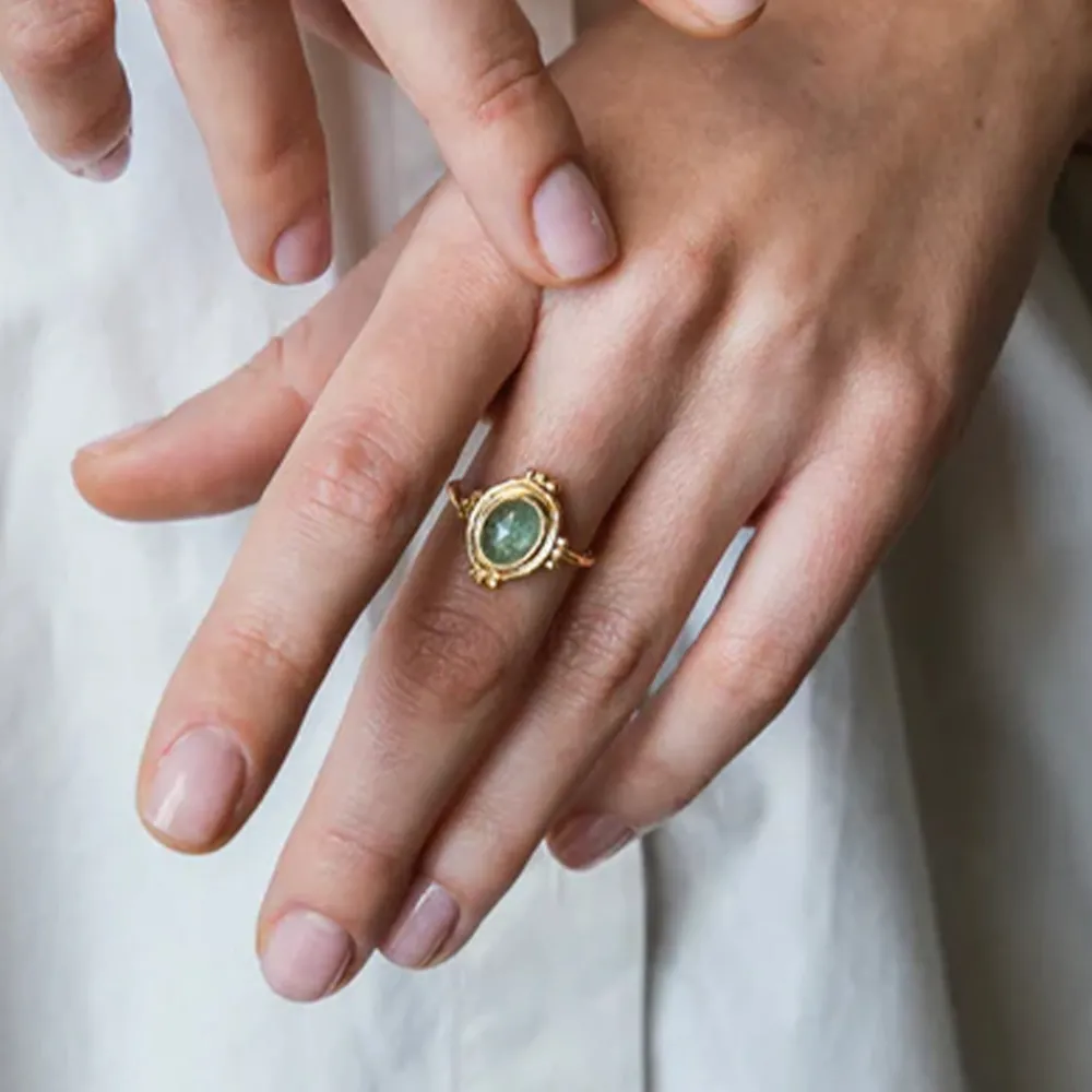 Women ALIX D REYNIS Alix D. Reynis - Bague Agathe - Vert