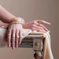 Women ALIX D REYNIS Alix D. Reynis - Bague Dentelle - Doré