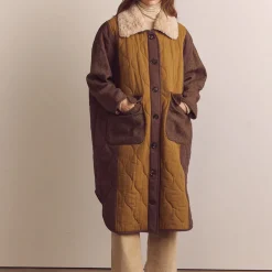 Women Amente - Manteau Matelassé - Marron