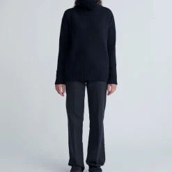 Women & Daughter & Daughter - Tunique en maille Fintra - Noir