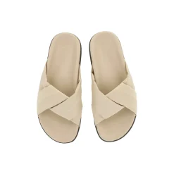 Women Ancient Greek Sandals - Sandales Whitney Footbed - Taupe