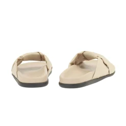 Women Ancient Greek Sandals - Sandales Whitney Footbed - Taupe