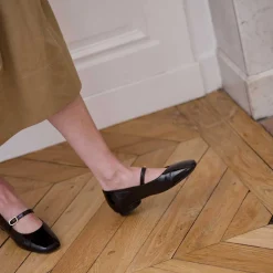 Women ANNE THOMAS - Ballerines Pavlova - Noir