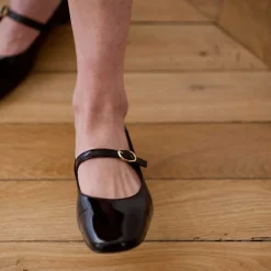 Women ANNE THOMAS - Ballerines Pavlova - Noir