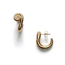 Women Anni Lu - Boucles d'oreilles Swirl - Or