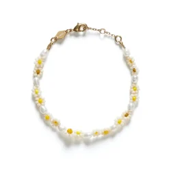 Women Anni Lu - Bracelet Daisy Flower - Blanc