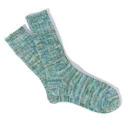 Women Anonymous ISM - Chaussettes 5 Color Mix Crew - Turquoise