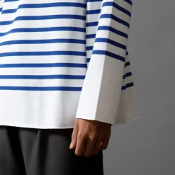 Arpenteur - T-shirt Marine - Blanc/Bleu