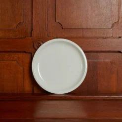 0 Assiette Cantine - Craie