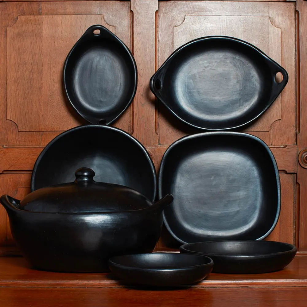 1950 INDIGENA Assiette Chamba - Noir