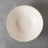 1636 DEARTIS Assiette creuse en grès - Crème