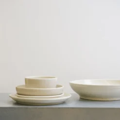 559 STONEWARE Assiette creuse en grès fin - Blanc