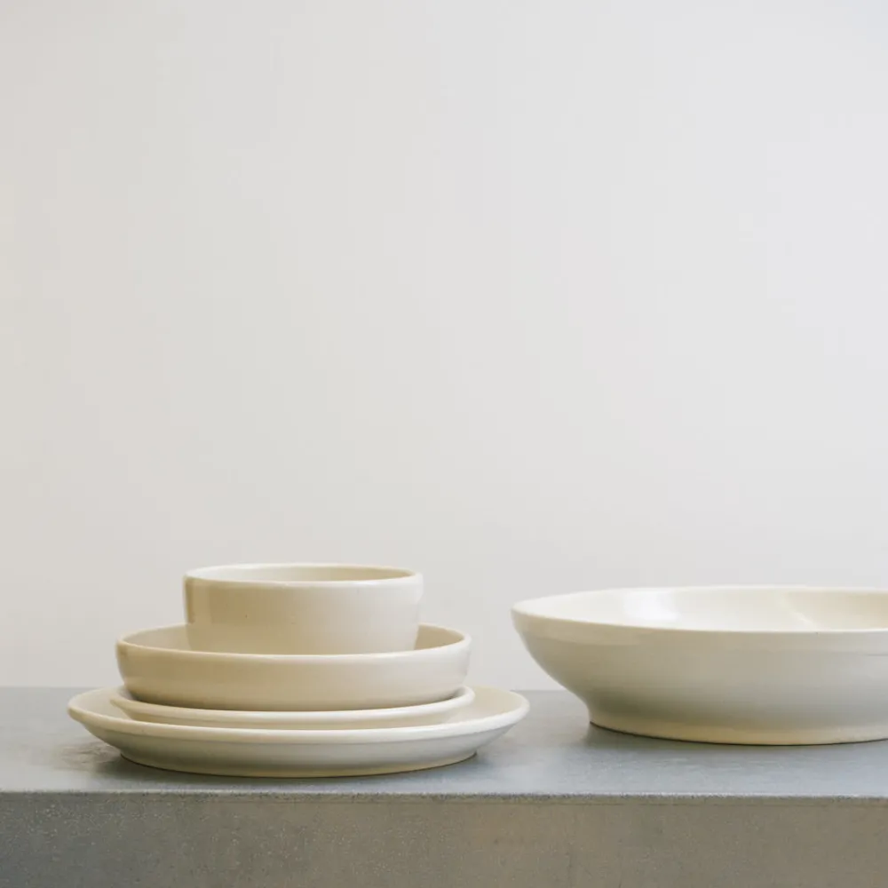 559 STONEWARE Assiette creuse en grès fin - Blanc