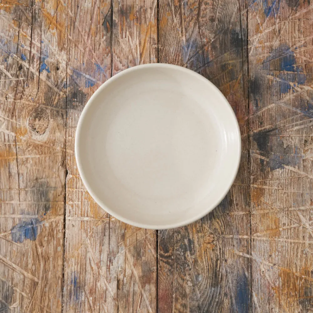 559 STONEWARE Assiette creuse en grès fin - Blanc