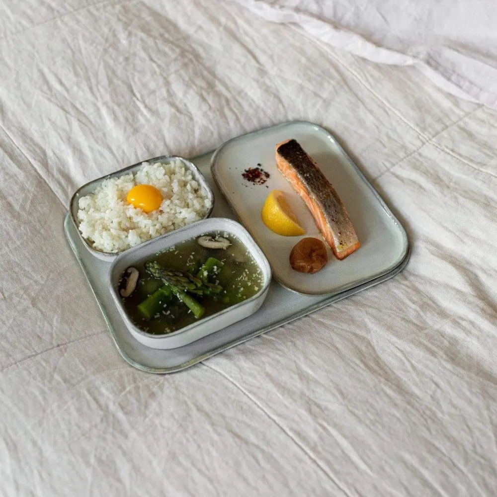 259 SERAX Assiette creuse en grès n°8 - Mastic