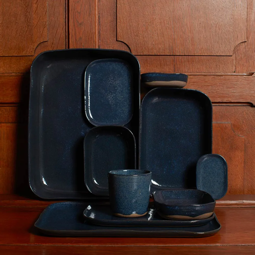 259 SERAX Assiette creuse en grès n°8 - Orage