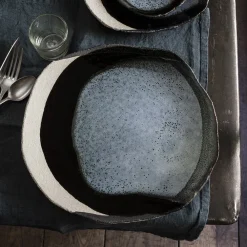 925 JARS CERAMISTES Assiette en céramique Wabi - Bleu