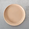 2031 MARUMITSU POTERIE Assiette plate Causette - Beige
