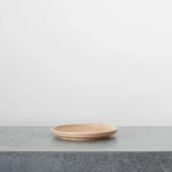 2031 MARUMITSU POTERIE Assiette plate Causette - Beige
