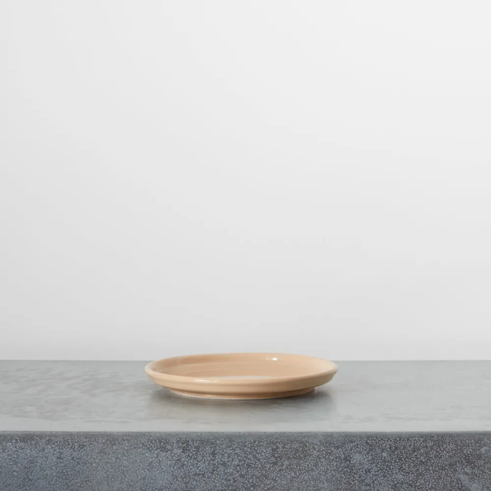 2031 MARUMITSU POTERIE Assiette plate Causette - Beige