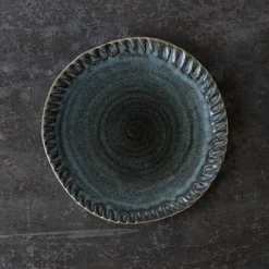925 JARS CERAMISTES Assiette plate Dashi - Charbon