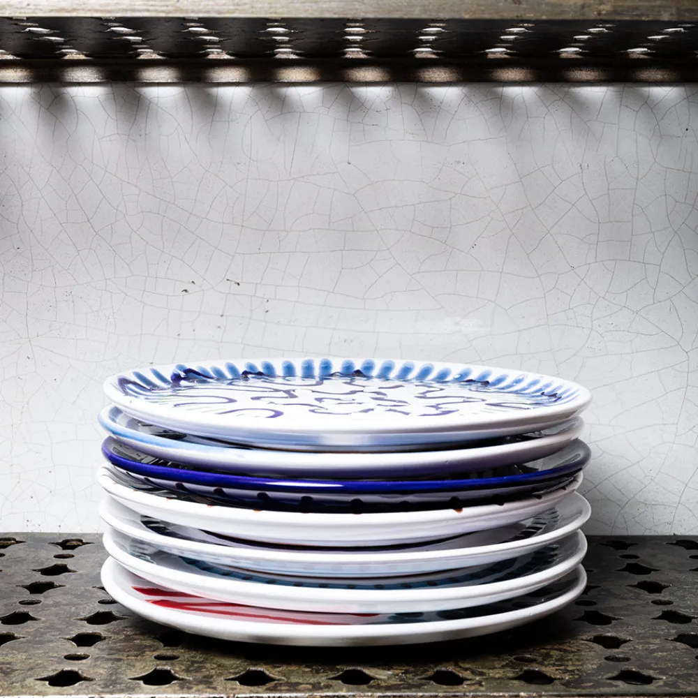 MERCI Assiette plate en faïence Paola Navone