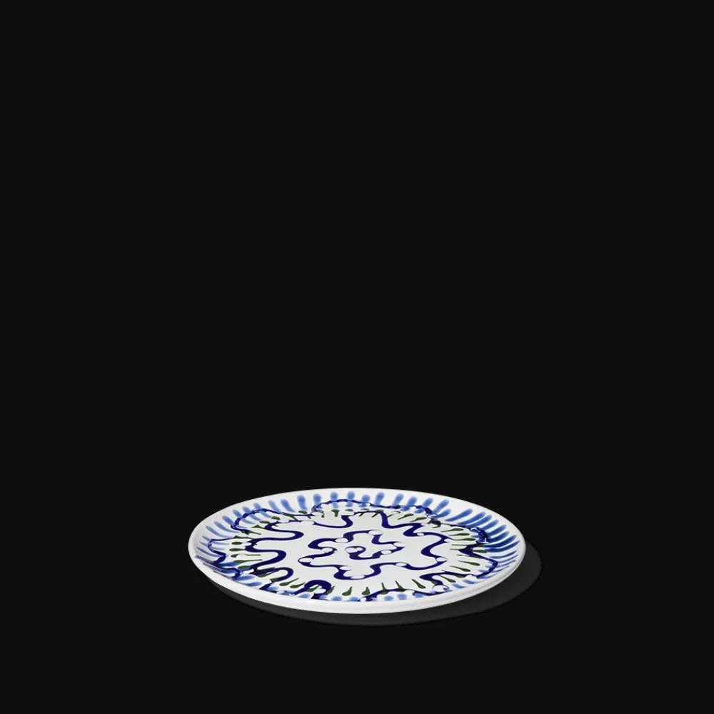MERCI Assiette plate en faïence Paola Navone