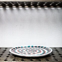 MERCI Assiette plate en faïence Paola Navone
