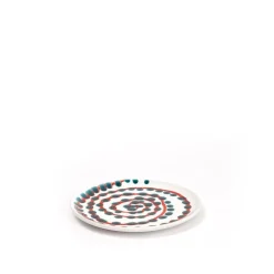 MERCI Assiette plate en faïence Paola Navone