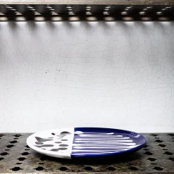 MERCI Assiette plate en faïence Paola Navone