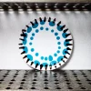 MERCI Assiette plate en faïence Paola Navone