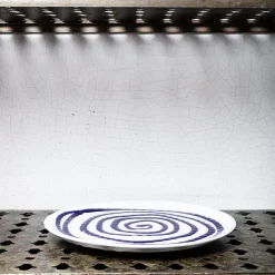 MERCI Assiette plate en faïence Paola Navone