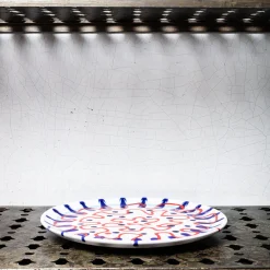 MERCI Assiette plate en faïence Paola Navone