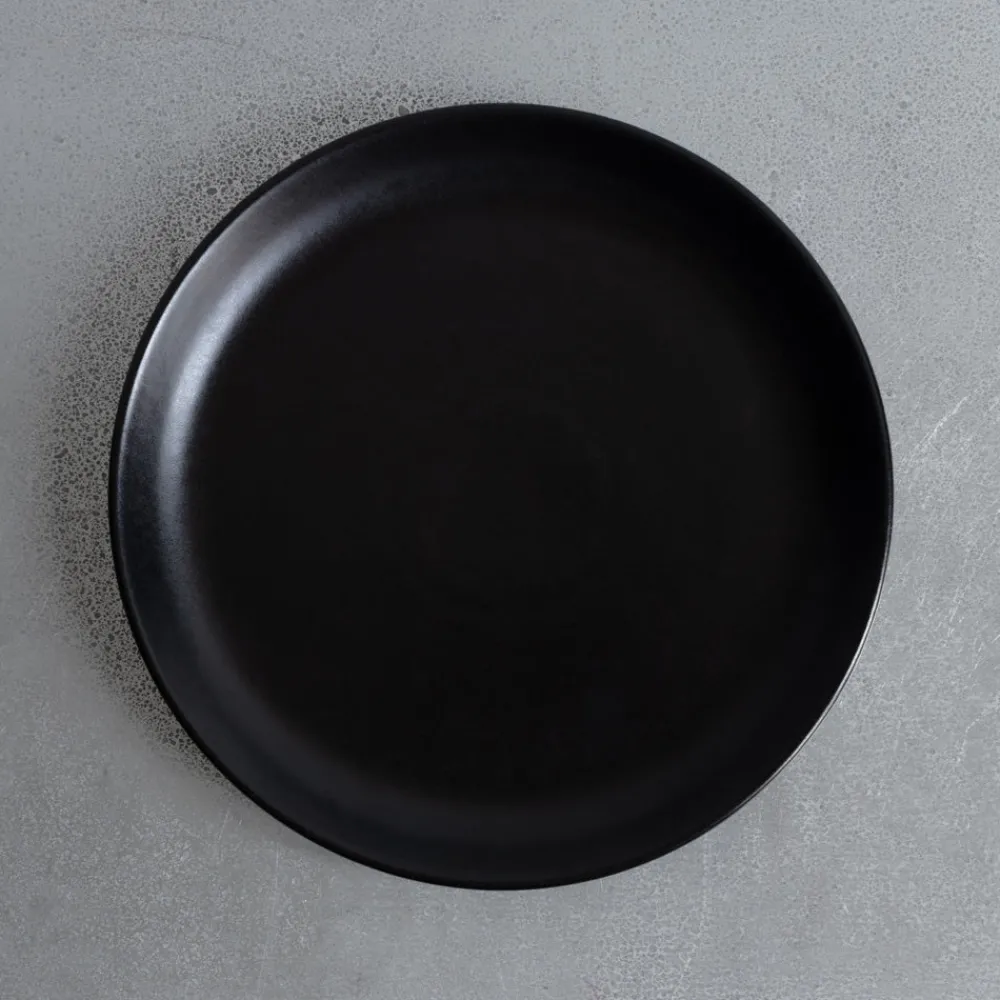 559 STONEWARE Assiette plate en grès fin - Réglisse