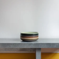 559 STONEWARE Assiette plate en grès fin - Réglisse