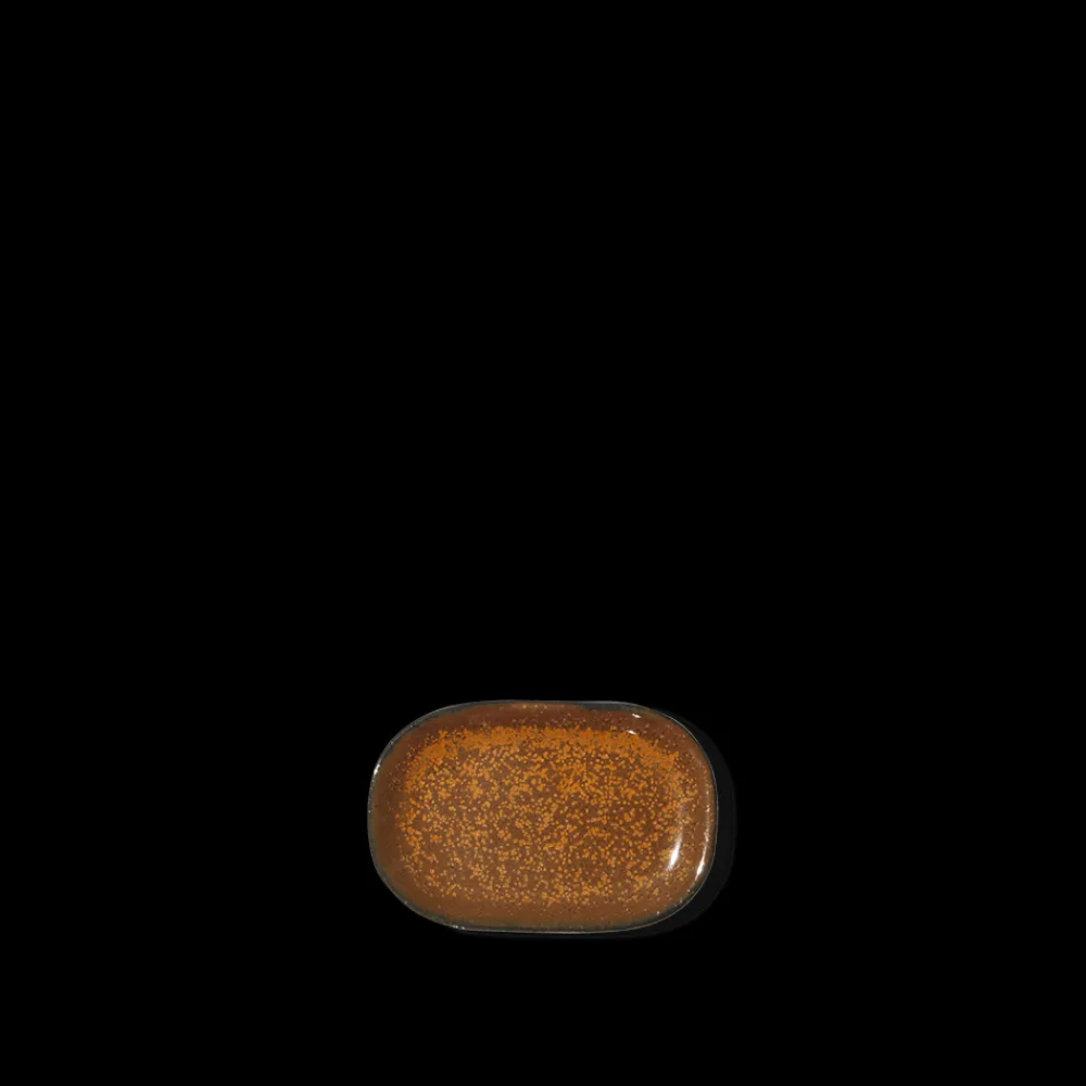 259 SERAX Assiette plate en grès n°4 - Ocre