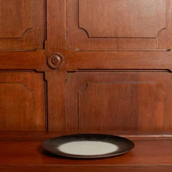259 SERAX Assiette plate en porcelaine Ann Demeulemeester - Noir et blanc