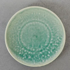 925 JARS CERAMISTES Assiette plate Tourron - Jade