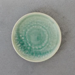 925 JARS CERAMISTES Assiette plate Tourron - Jade