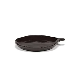 259 SERAX Assiette poêlon La Mère - Ebony